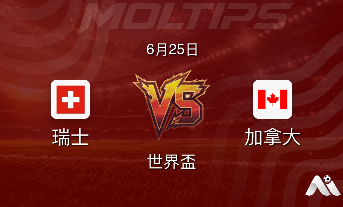 瑞士 vs 加拿大 世界盃小組頭名之爭 高溫與傷病成關鍵變量封面圖