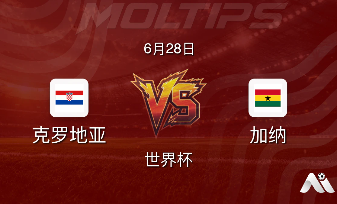 克罗地亚 vs 加纳 世界杯小组赛关键战前瞻封面图