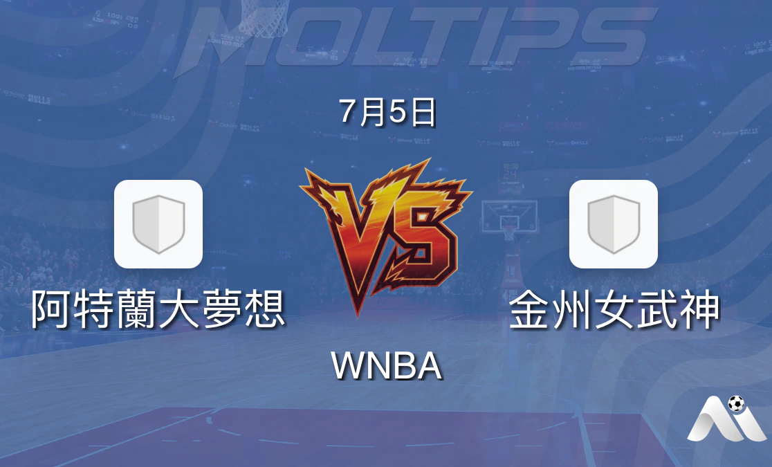 WNBA常規賽:亞特蘭大夢想主場迎戰金州女武神,近期交鋒劣勢明顯封面圖