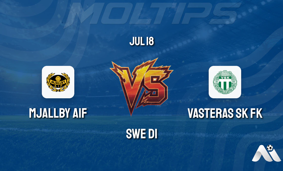SWE D1: Mjallby AIF Host Vasteras SK FK, Home Team Handicap Advantage Clear cover image