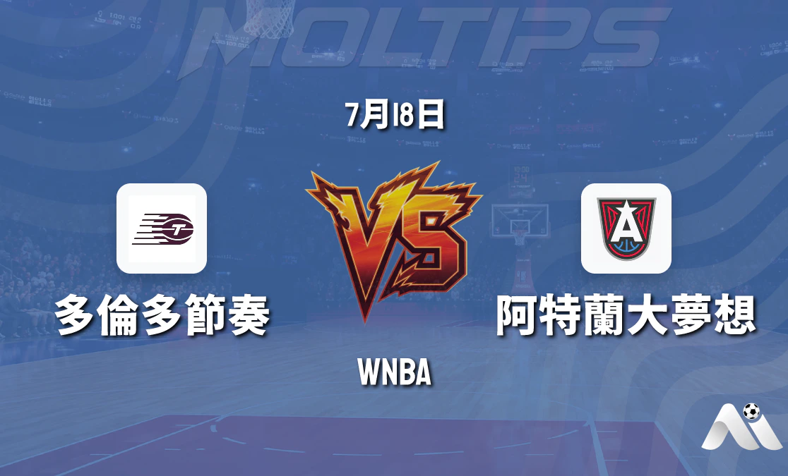 WNBA常規賽:多倫多節奏 vs 阿特蘭大夢想 賽前分析封面圖