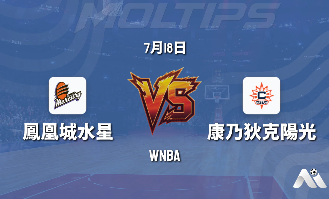 WNBA常規賽:鳳凰城水銀主場迎戰康涅狄克太陽賽前分析封面圖