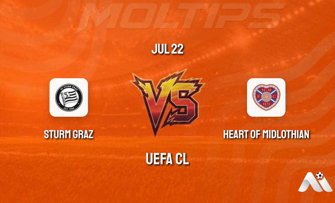 UEFA CL: Sturm Graz Host Heart of Midlothian, Austrian Giants Aim for First-Leg Advantage cover image