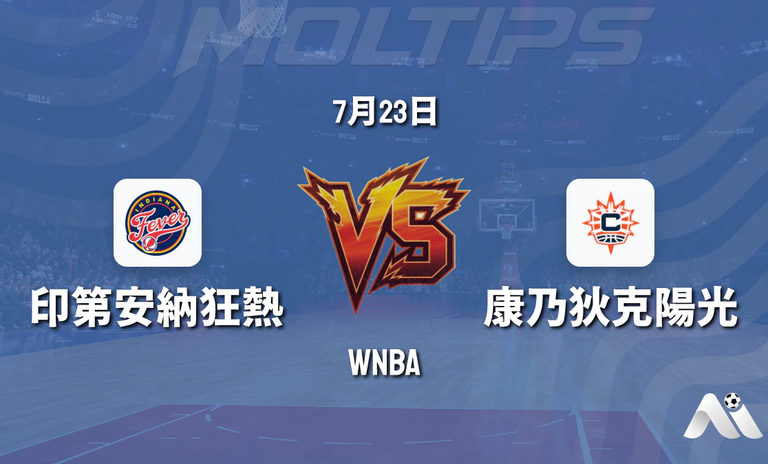 WNBA常規賽:印第安納狂熱 vs 康涅狄克太陽賽前分析封面圖
