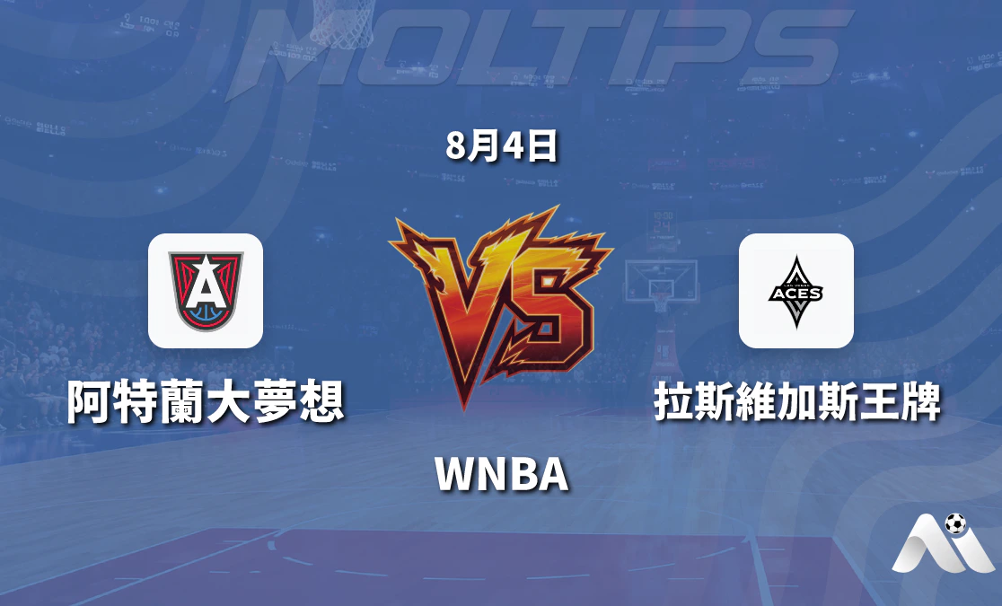 WNBA 亞特蘭大夢想 vs 拉斯維加斯王牌 賽前分析封面圖