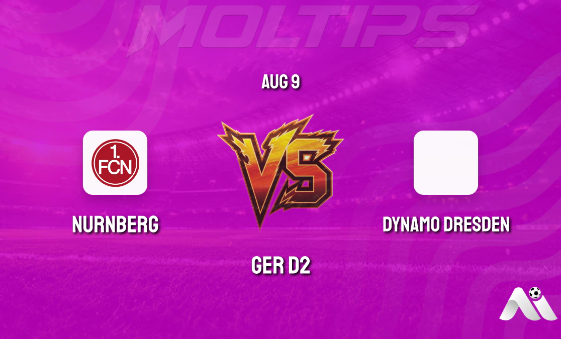 Nurnberg Host Dynamo Dresden in GER D2 Opener, Data Shows Close Contest cover image