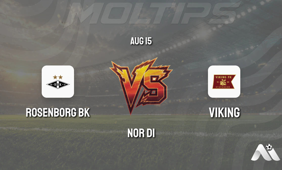 Rosenborg BK Host Viking in NOR D1 Clash with No Handicap Advantage for Either Side cover image