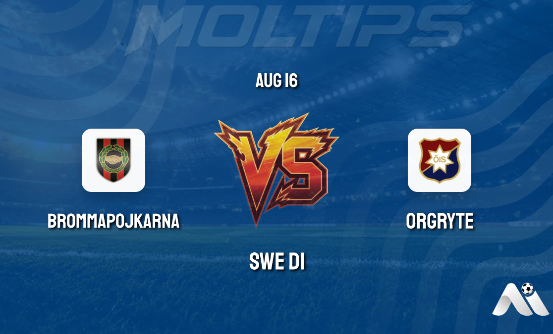 Brommapojkarna Host Orgryte in Swedish Superettan: Handicap and Over/Under Analysis cover image