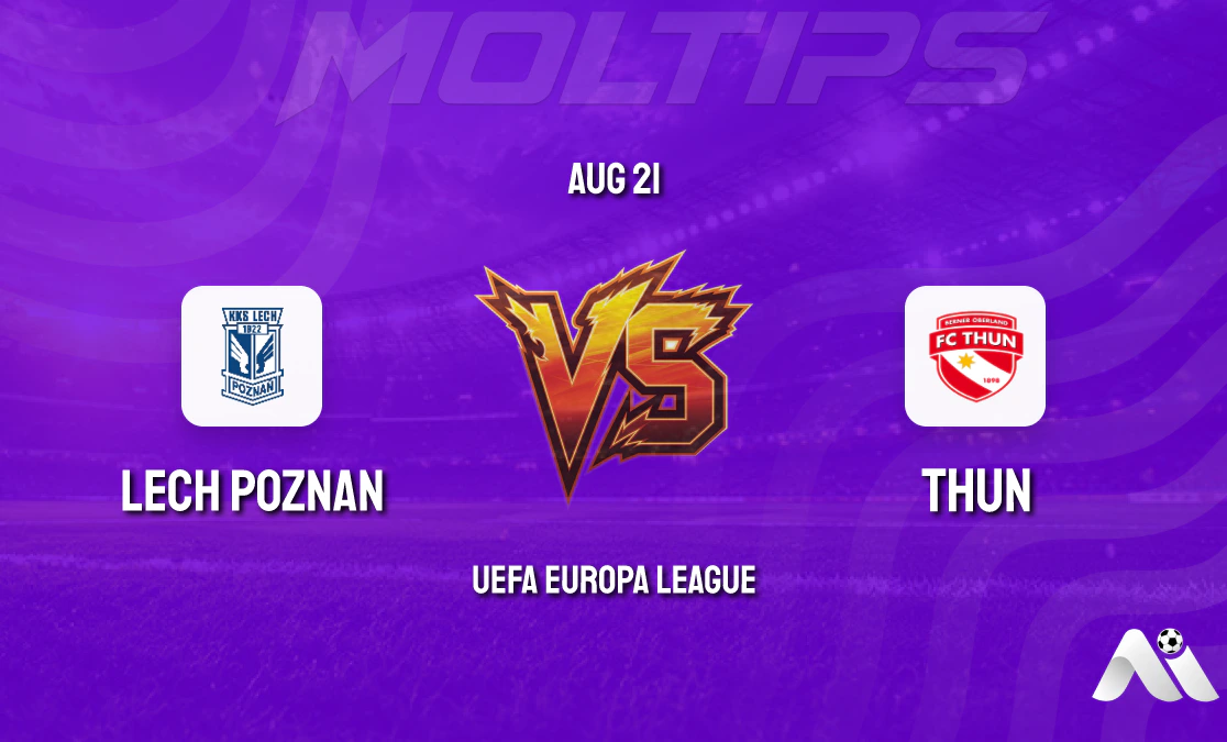 Europa League: Lech Poznan Host Thun with Clear Home Advantage and Deep Handicap cover image