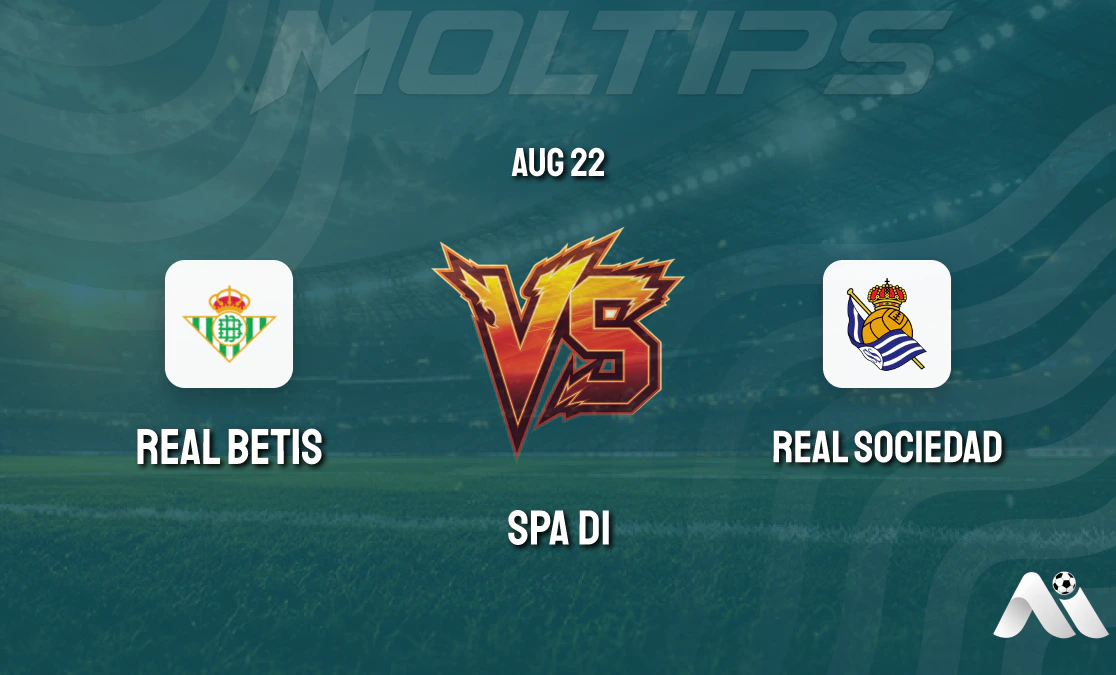 La Liga opener: Real Betis host Real Sociedad, handicap slightly favors home side cover image