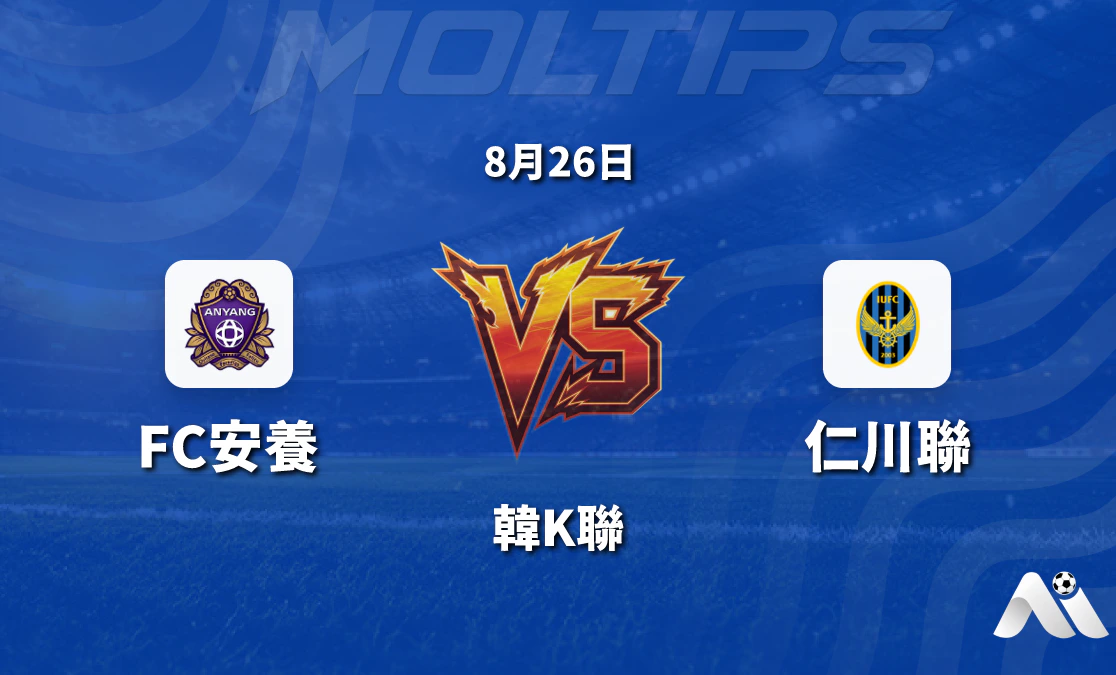韓K聯FC安養對陣仁川聯隊 主場力爭止頹封面圖