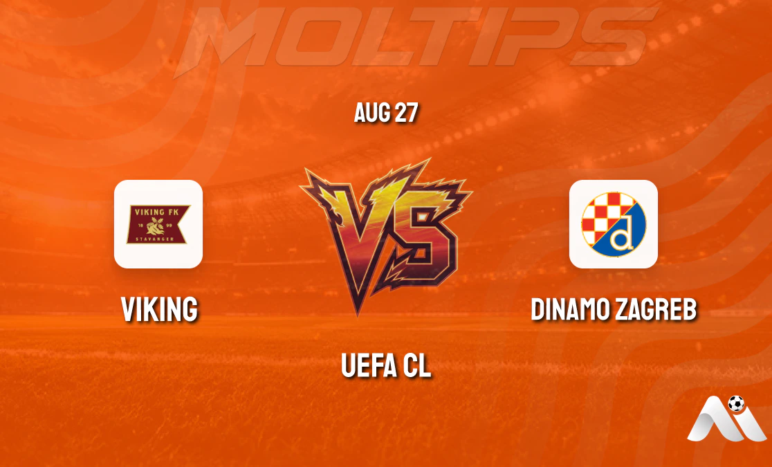UEFA CL: Viking Host Dinamo Zagreb in Second Leg with High Stakes After 2-2 First-Leg Draw cover image