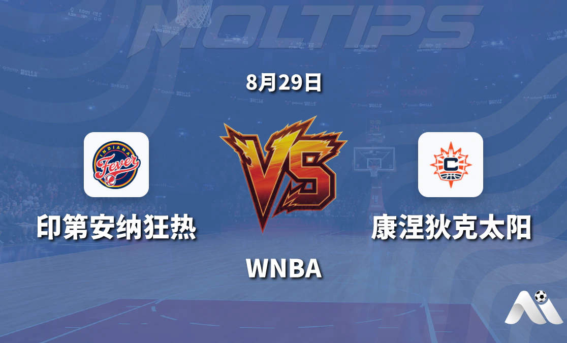 WNBA 印第安纳狂热对阵康涅狄克太阳 赛前分析封面图