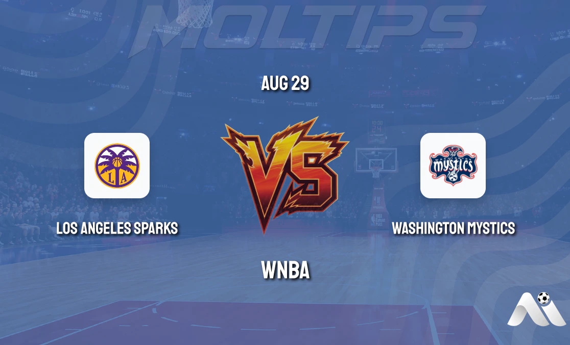 WNBA Regular Season: Los Angeles Sparks Host Washington Mystics - Handicap and Total Points Analysis cover image