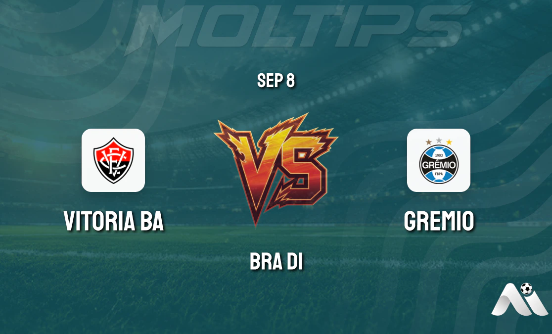 Brazil Serie A: Vitoria BA Host Gremio, Data Reveals Home Advantage and Historical Head-to-Head Disadvantage cover image