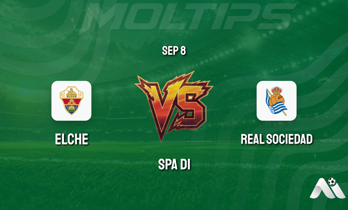 La Liga Elche vs Real Sociedad Pre-Match Analysis and Score Prediction cover image