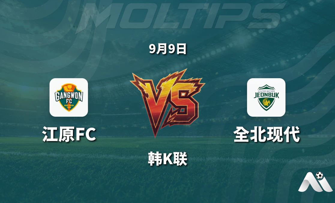 韩K联江原FC对阵全北现代 主场优势与客队状态成关键封面图