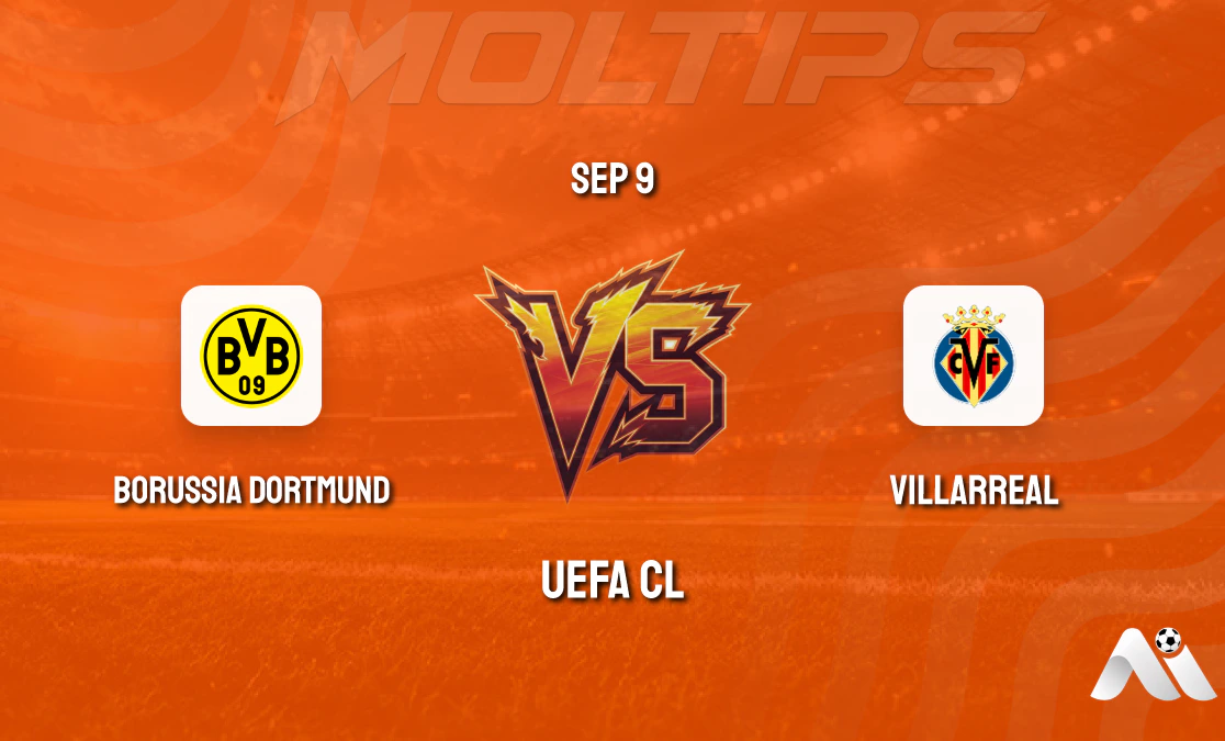 UEFA Champions League: Borussia Dortmund vs Villarreal Pre-Match Analysis and Prediction cover image