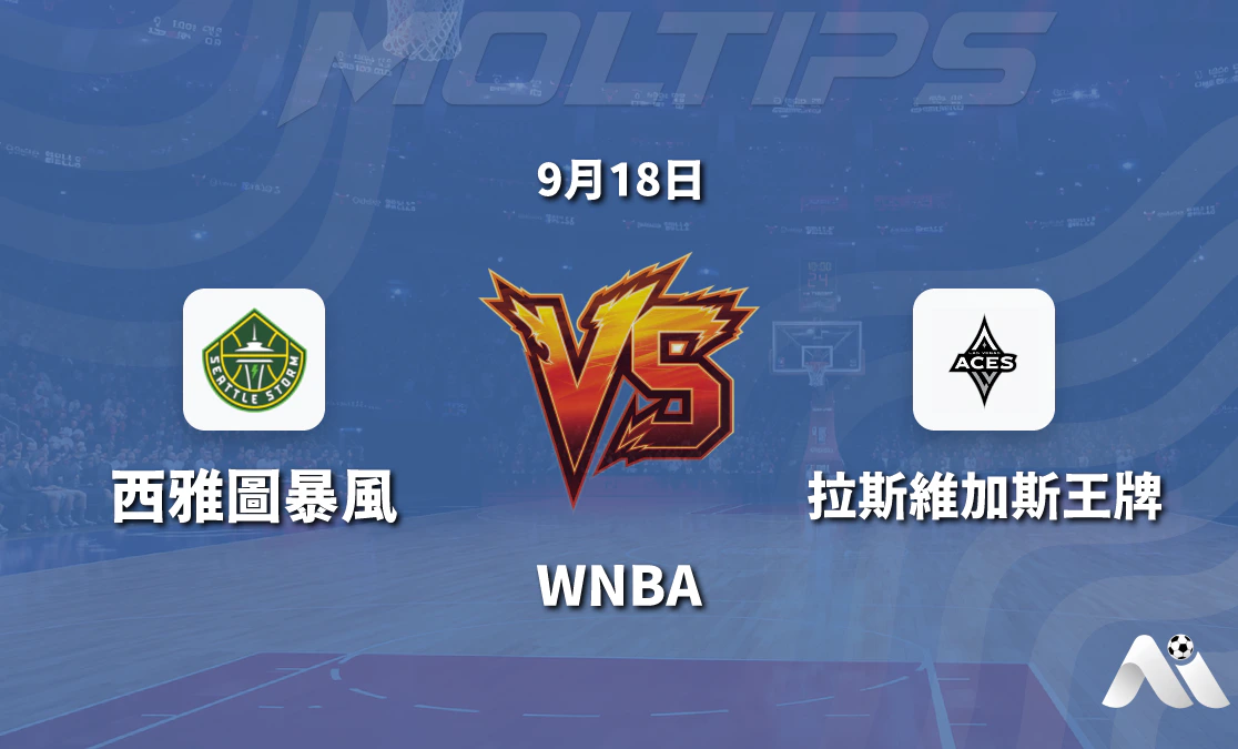 西雅圖風暴對陣拉斯維加斯王牌 WNBA常規賽賽前深度解讀封面圖