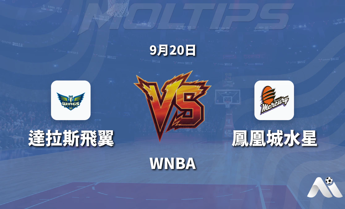 達拉斯飛翼主場迎戰鳳凰城水銀 WNBA常規賽賽前深度解讀封面圖
