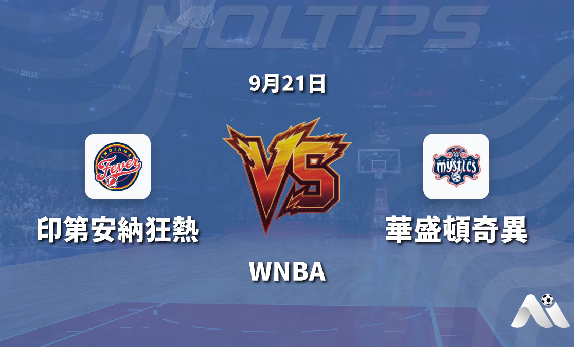 印第安納狂熱主場迎戰華盛頓神秘人 WNBA常規賽讓分與大小分走勢解讀封面圖