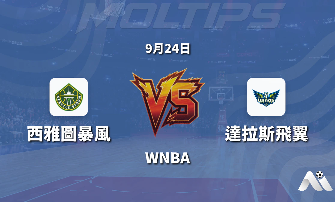 西雅圖風暴對陣達拉斯飛翼 WNBA常規賽賽前深度解讀封面圖