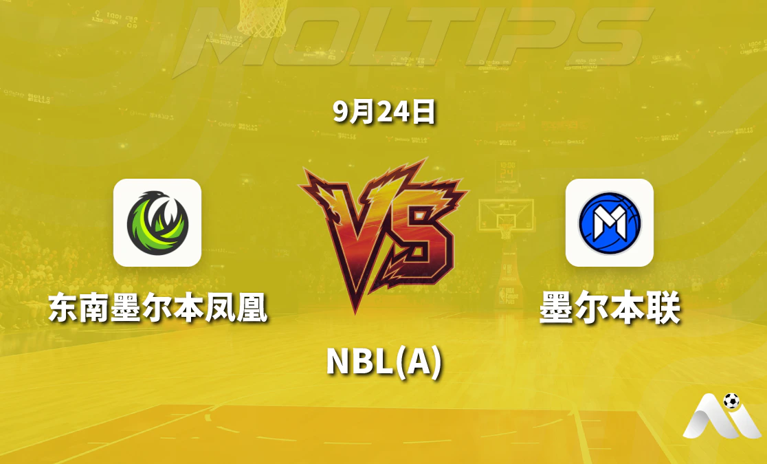 东南墨尔本凤凰对阵墨尔本联 NBL 赛前数据拆解与盘口走势分析封面图