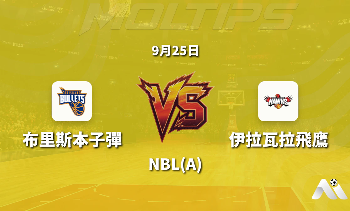 布里斯本子彈對陣伊拉瓦拉老鷹 NBL 常規賽賽前深度解讀封面圖