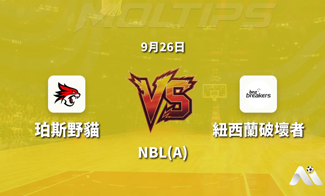 珀斯野貓主場迎戰新西蘭破壞者 NBL 常規賽賽前深度解析封面圖