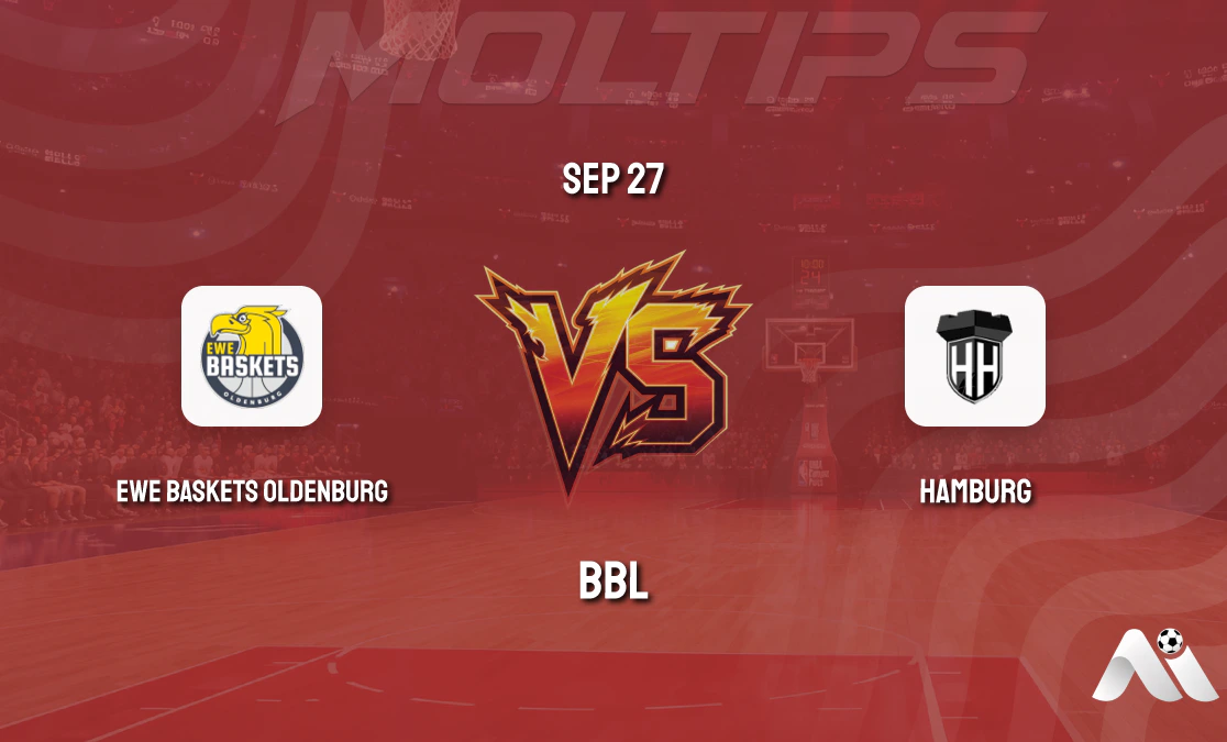 German Basketball League EWE Baskets Oldenburg Host Hamburg: Handicap and Total Line Trend Analysis cover image