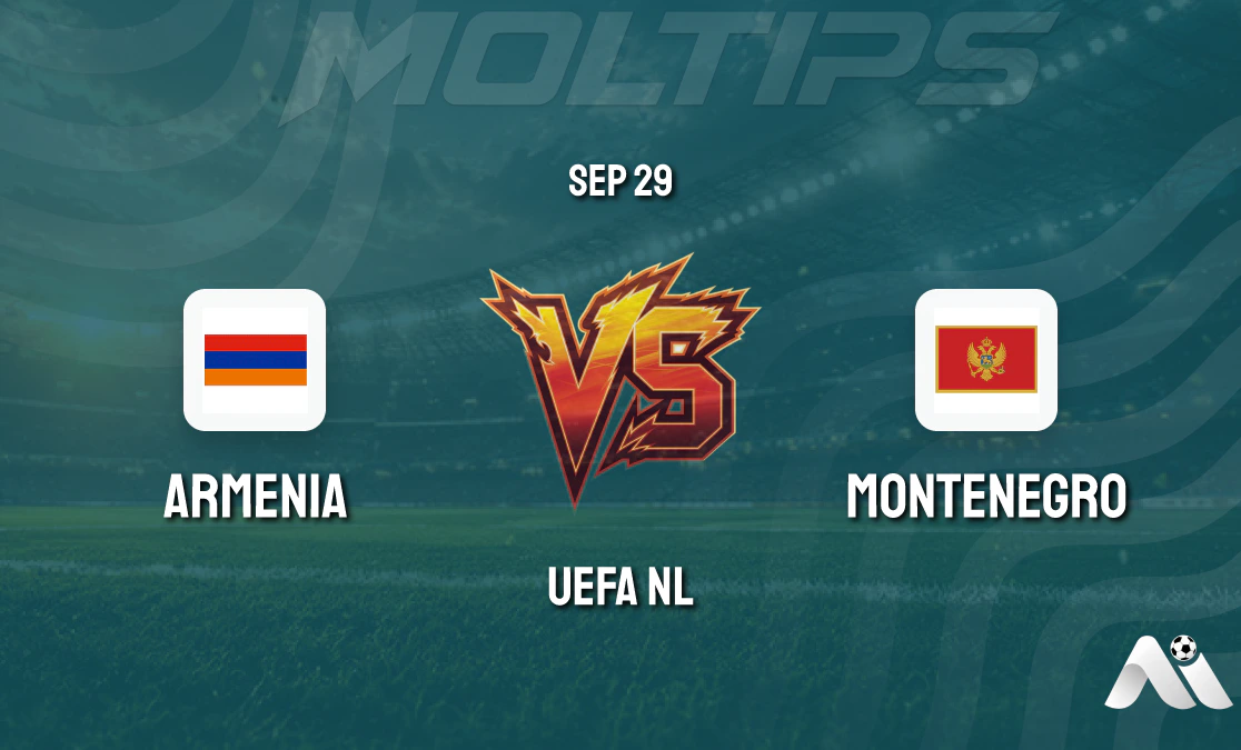 UEFA NL Armenia vs Montenegro Pre-Match Analysis: Home Team Betting Heat and Goal Expectations Under the Pick'em Handicap cover image