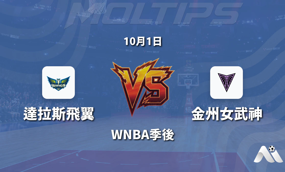 達拉斯飛翼對陣金州女武神 WNBA季後關鍵戰賽前深度解讀封面圖