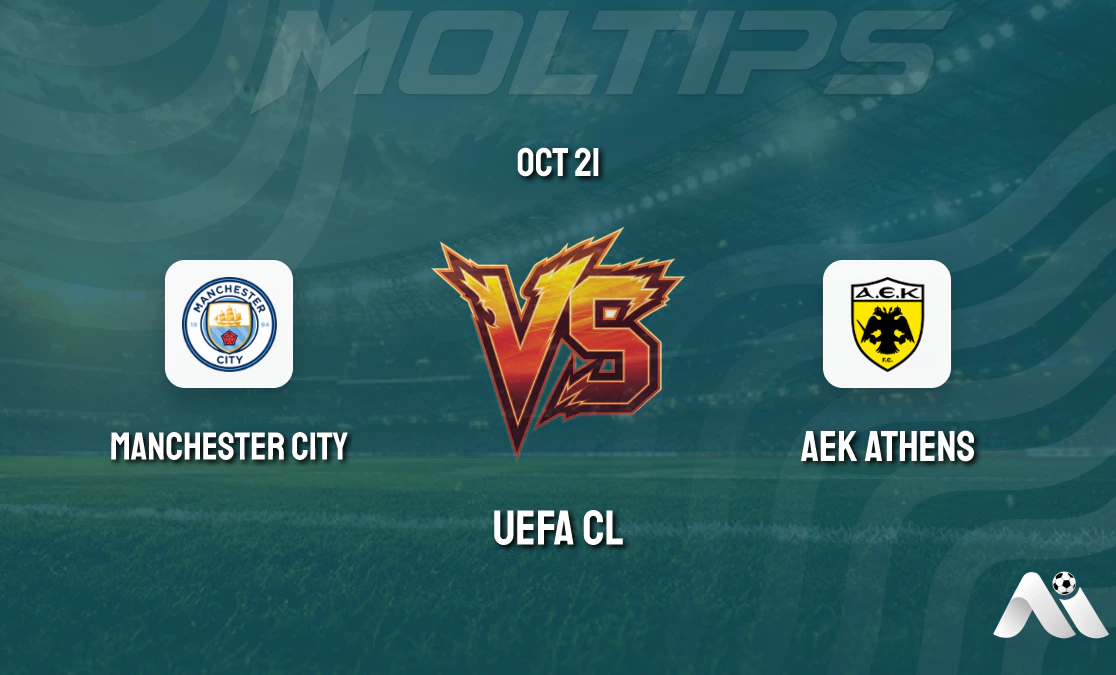 UEFA CL Manchester City vs AEK Athens Pre-Match Analysis: How Much Room for the Home Side to Win Under a Deep Handicap? cover image