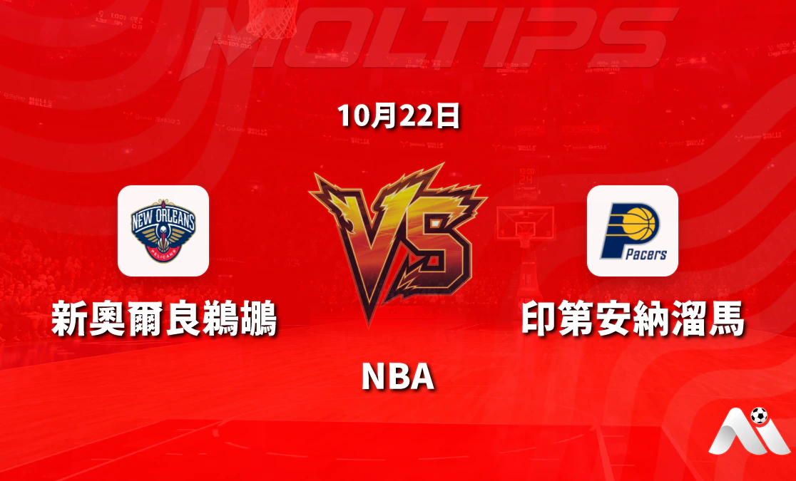 新奧爾良鵜鶘主場迎戰印第安納溜馬 NBA常規賽賽前分析封面圖