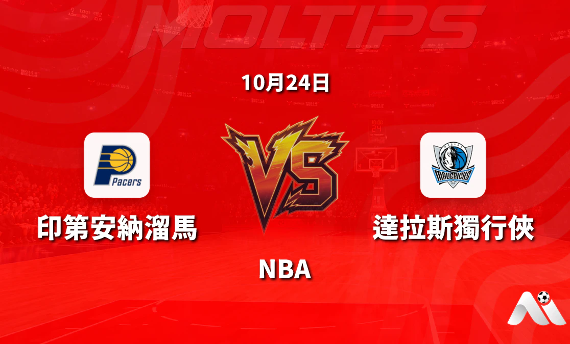 NBA常規賽溜馬主場迎戰獨行俠 讓分盤口與大小分走勢解析封面圖