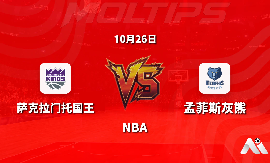 萨克拉门托国王主场迎战孟菲斯灰熊:NBA常规赛盘口走势与赛前分析封面图