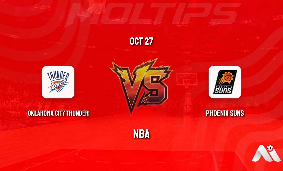 Oklahoma City Thunder vs Phoenix Suns NBA Pre-Game Analysis: Handicap and Total Trends cover image