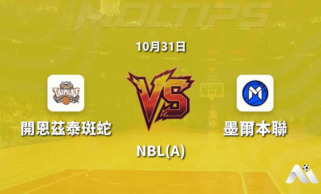 坎斯大班主場迎戰墨爾本聯 NBL 常規賽讓分與大小分走勢解讀封面圖